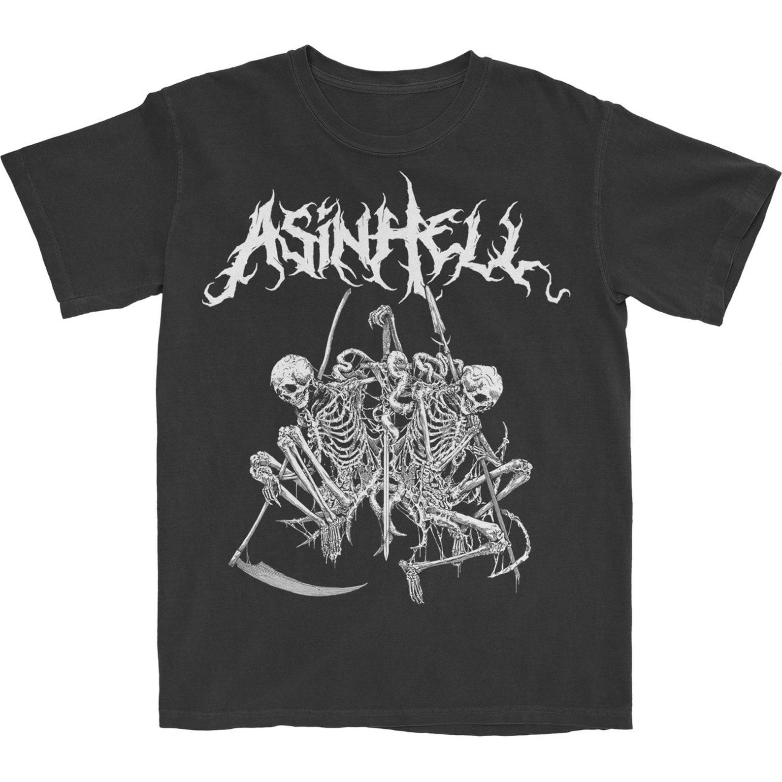 As In Hell Skeletons T-Shirt 2XL