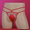 Herren Sexy Tanga G-String Kamelzehe Unterwäsche Leopardendruck Dünner Bund Ausgeschnitten Schleife Unterhose Niedrige Leibhöhe T-Rücken Slips