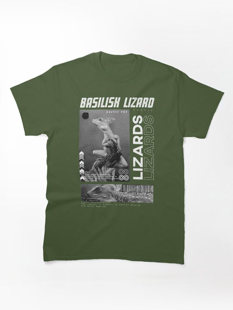 Basilisk Green Basilisk Modern Streetwear Reptile Keeper Classic Unisex T-Shirt