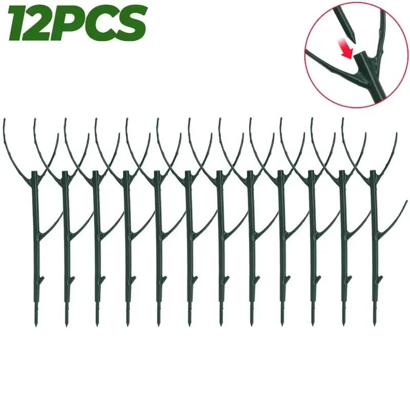 

30/3Pcs Plant Support Pile Climbing Vine Stake Bonsai Fixing Rod Garden Plants Stake Holder Flower Support Rack For Potted Plant
