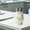 Office Supply Holder for Nurses Doctor Nurse Shape Pen Holder, 3D Print Resin Stationery Organizer, Decorative Storage Clinics with Weighted