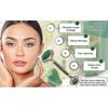 Jade Roller and Gua Sha Set - 100% Natural & Authentic - Body & Face Massager Roller for Eye Puffiness, Skin Tightening, Jawline & Fine Lines, Beauty