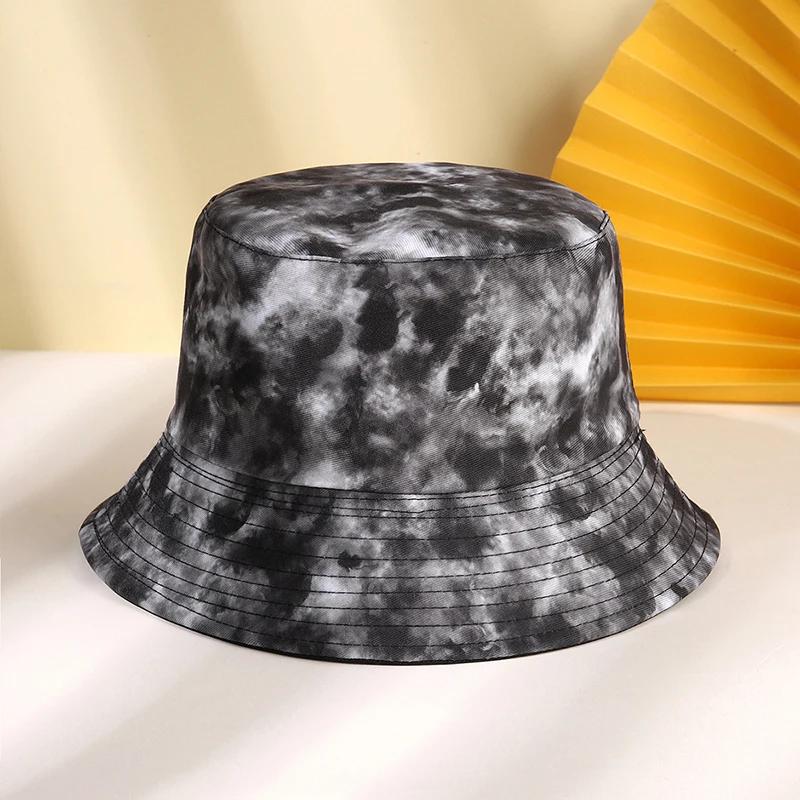 Fashion Cotton Street Graffiti Unisex Bucket Hat Outdoor Women 3D Printing Fisherman Caps Hip Hop For Men Sunscreen Panama Cap