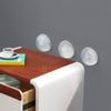 100Pcs Silicone Buffer Pads Anti-Slip Damper Furniture Door Stopper Bumper