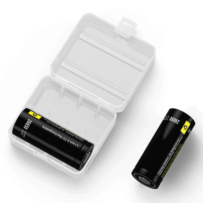 Convenient Battery Storage Case for 26650 Batteries Secure &Organize Batteries with This Plastic Storage Case Box