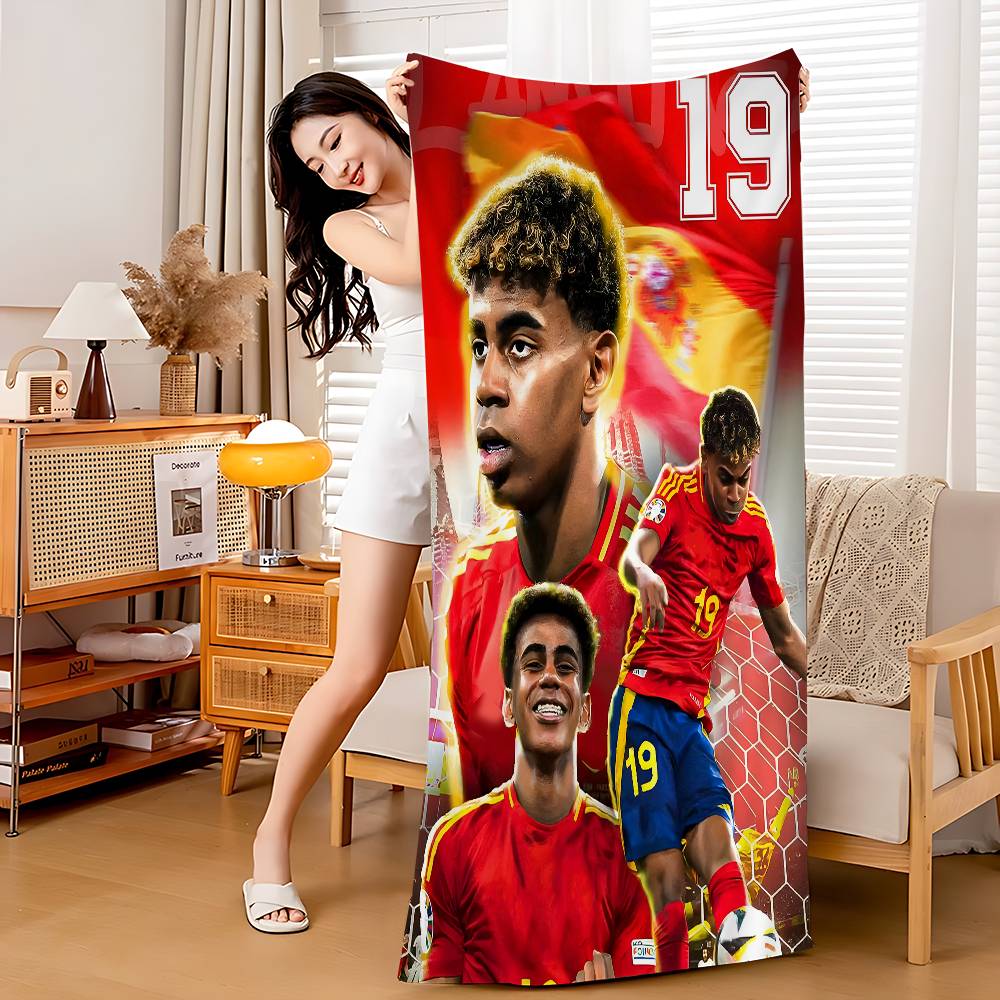 Lamine Football Player Y-yamals 19 Microfiber Beach Towel Absorbent Quick Dry Soft Yoga Swimming Resort Mountain Climbing Towel