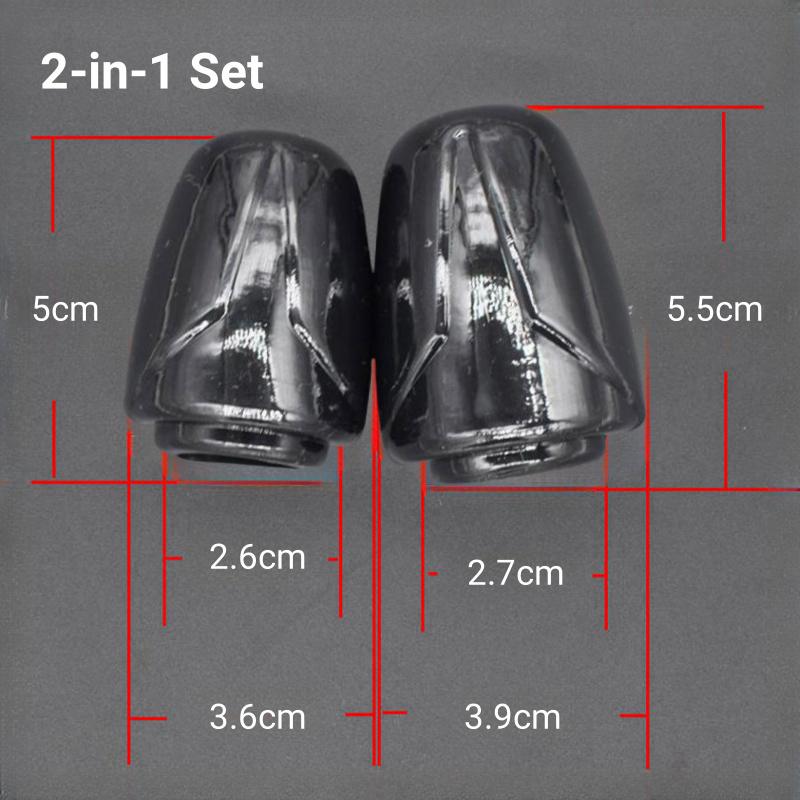 2pcs Bold Penis Sleeves Lasting Glans Extender Condom Delay Cock Ring Sheath Sex Toys for Man