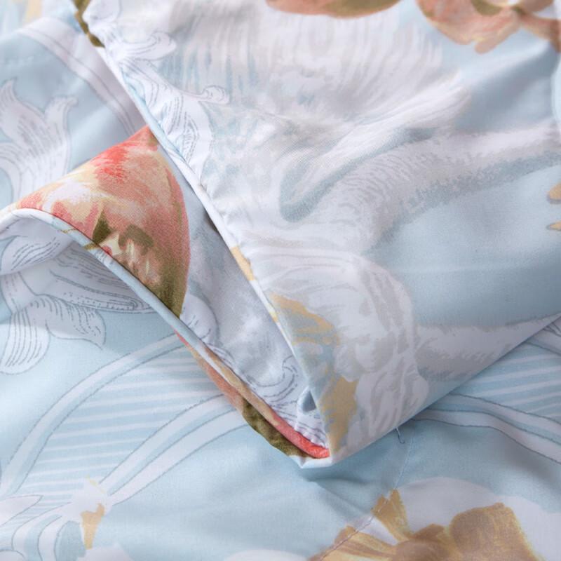 Fuanna Tussah Silk Cool-Touch Printed Summer Quilt