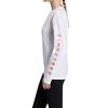 Mammut QD Logo Print Long Sleeve T-shirts, Asian Fit, Women's, AF Women's, 1016-01040, White/Red, Size L, PRT3