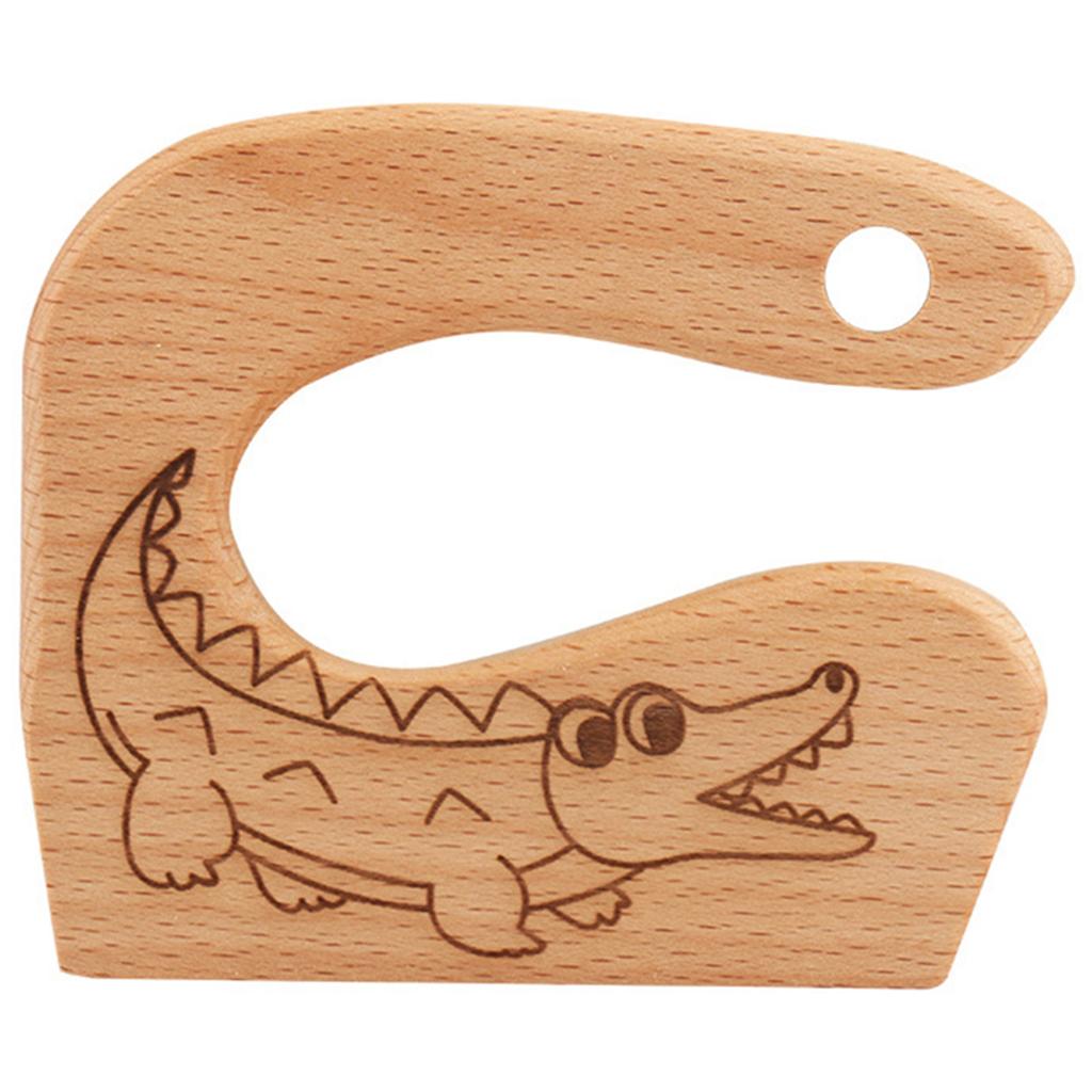 Wooden Kids Kitchen Tools Children's Safe Knives Kids Junior Cooking Utensils For Cooking Cutting Veggies Fruits