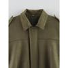 Damen Kurze Pilotenjacke Frühling/Herbst/Winter Jacke Locker Langarm Reißverschluss Retro Jacke Damen Neue Jacke