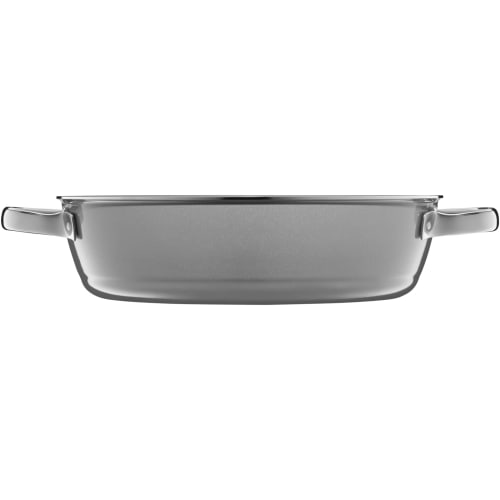 WMF FusionTech Mineral Roaster PL (Platinum) 28cm Double-Handled Pot, Induction and Gas Compatible, Waterless Cooking, Made with Mineral Materials Der