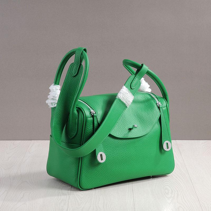 Módní taška Nová taška na léky Taška Lindi Vysoce kvalitní Vrchní vrstva Hovězí kůže Kabelka přes rameno Pravá kůže Dámská taška Explozivní