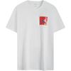 Casual Letter Logo Comfortable Simple Round Neck Short Sleeve T-Shirt Men T-Shirts White 8RB837G-100