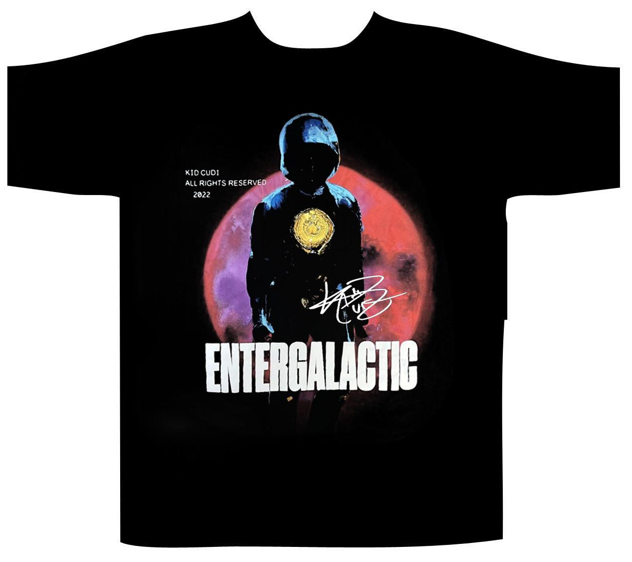 Kid Cudi 2022 Short Sleeve Gift For Fan Black S-2345XL Unisex T-shirt S3299 S разноцветный