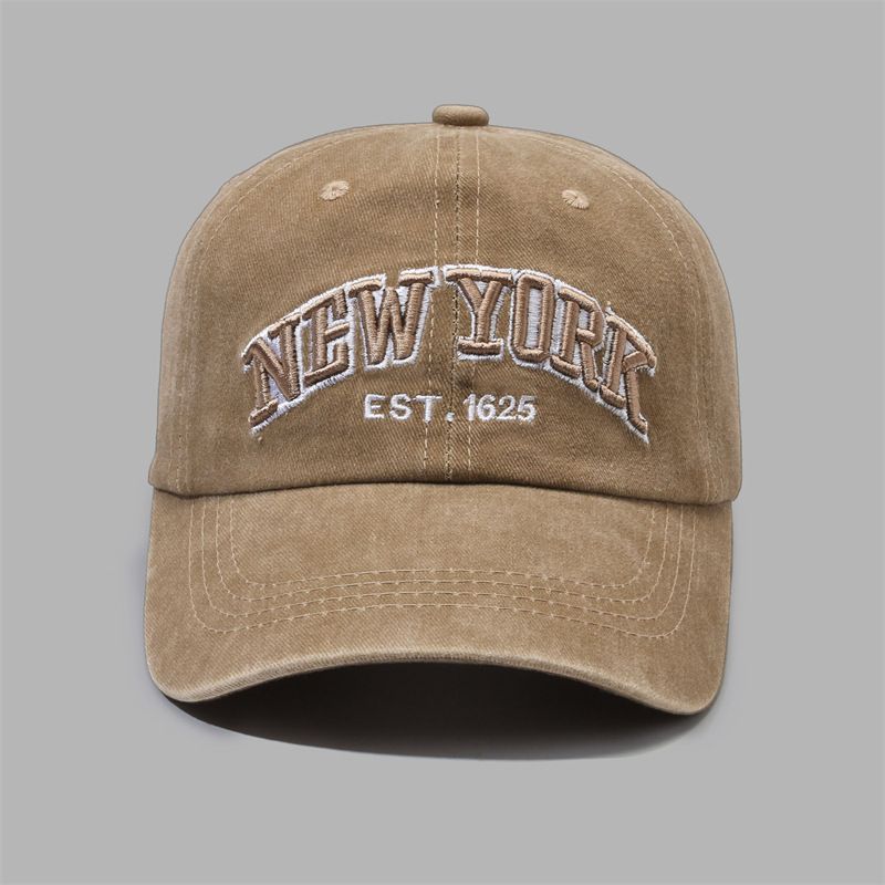 New York 1625 Fashion Embroidery Baseball Cap for Adults Casual Outdoor Sun Hat Hip Hop Sports Water Snapback Cap