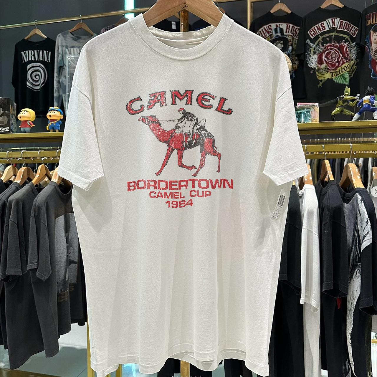 1984 Bordertown Camel Cup Australia Aged T-Shirt White M 4XL