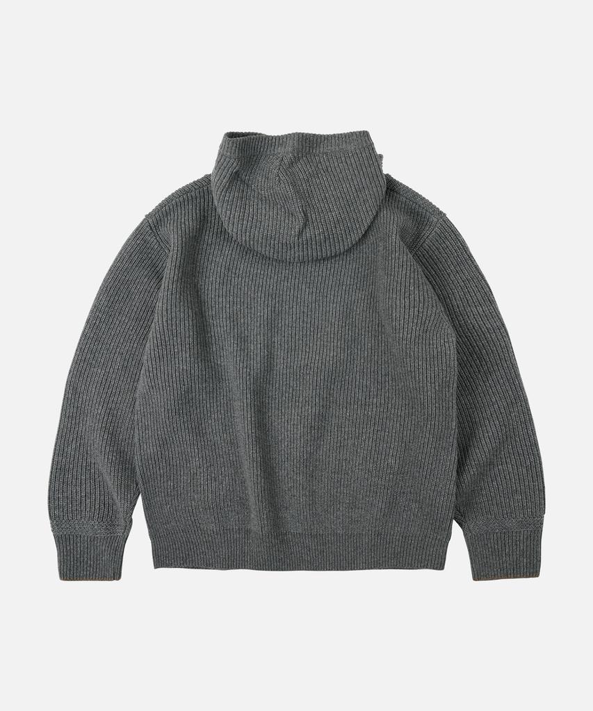 FRIZMWORKS Kangaroo Knit Pullover Hoody _ Gray