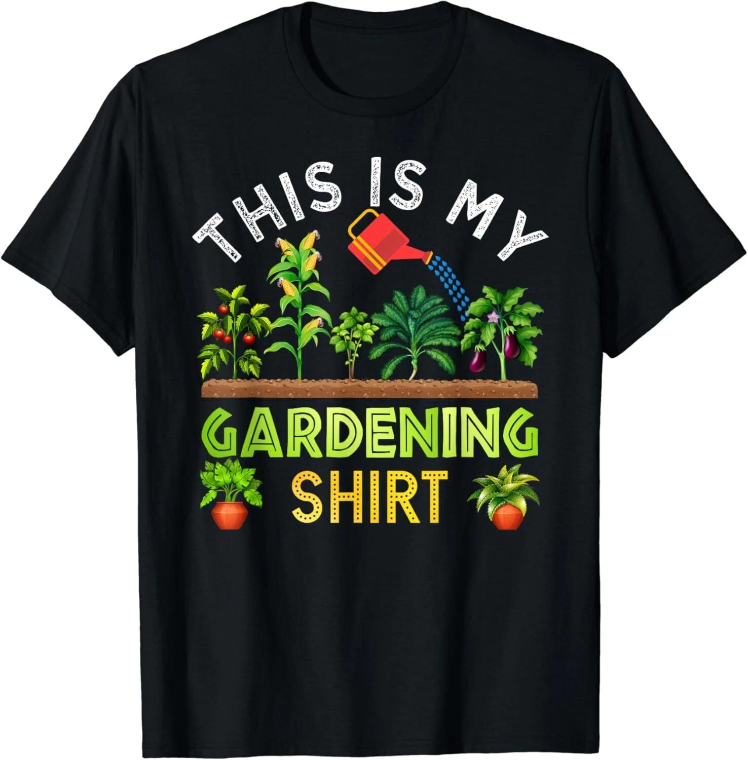 This Is My Gardening Shirt Funny Gardener Gift Plants Lover Gift Unisex T-Shirt XL