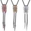 Country Style Bolo Tie Rodeo Cowboy Cicada Necktie Necklace Costume Accessory