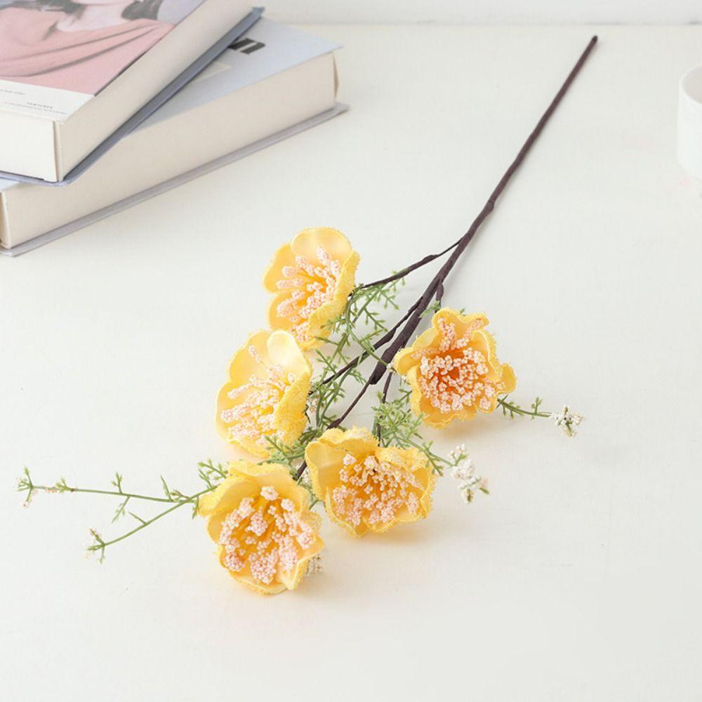 Multicolor Simulation Flower Foam Fake Flower Creative Artifiical Flower Branch Home Decoration