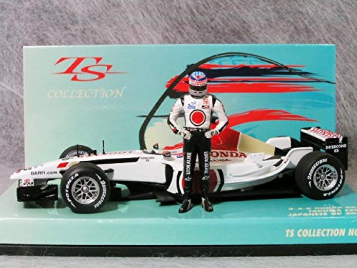 

B.A.R Honda 005 фигурка Такумы Сато в комплекте 2003 Гран-при Японии HONDA 1/43
