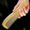 Compact Crescent Scalp Massage Comb - Plastic, Rubber, Portable Handleless Design