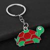 Cute Cartoon Turtle Enamel Keychains Bright Color Design Sturdy Metal Ring For Bag Decor Key Storage Gifts For Turtle Fans