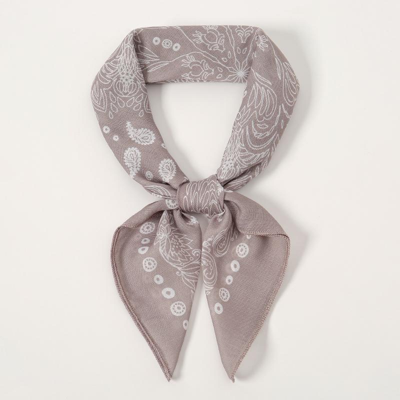 Fashion Paisley Print Cotton Hairbands Scarf Women  New Elagant Bandana Neck Kerchief Head Bands Foulard Female Scarfs