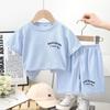 Children's Short-sleeved Suits Summer Boys' Clothes Girls' Shorts Clothing  T-shirts Baby Summer Clothes Children's Clothing