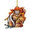 2D Christmas Firefighter Pendant Christmas Pendant Dwarf Car Pendant Statue Craft Party Accessories Decoration New Year 2025