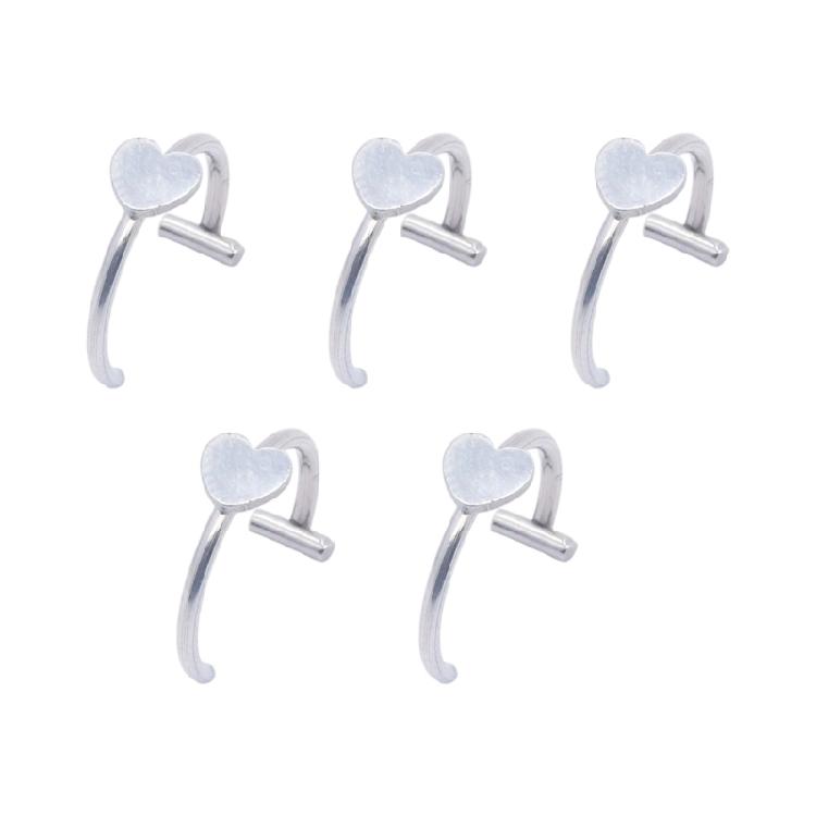 Magnetic Imitation Lip Rings Stainless Steel Body Jewelry Without Piercing Comfortable Wear for Dances Party Supplies