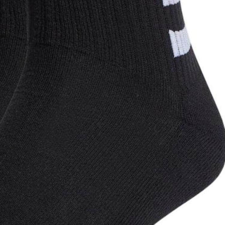 adidas Crew Socks Unisex 3 Pack Black HD2212