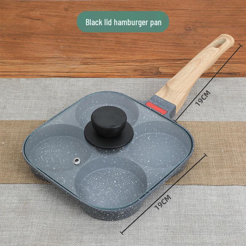 VSTA Non-Stick Maifan Stone 4-Hole Egg & Burger Frying Pan