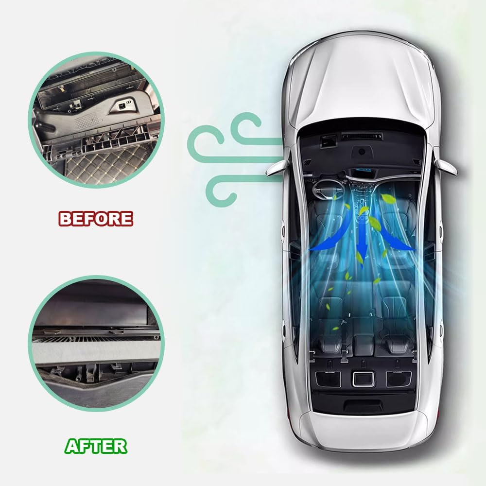Car Fresh Breeze Air Filter Replacement For Car Passenger, Premium Cabin Air Filter With Activated Carbon, Easy To Tall, Auto Compartment Air Filters