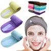 Verstellbares Spa-Stirnband Gesichts-Make-up Haarband Weiches Handtuch-Wrap Yoga Sport-Stirnbänder
