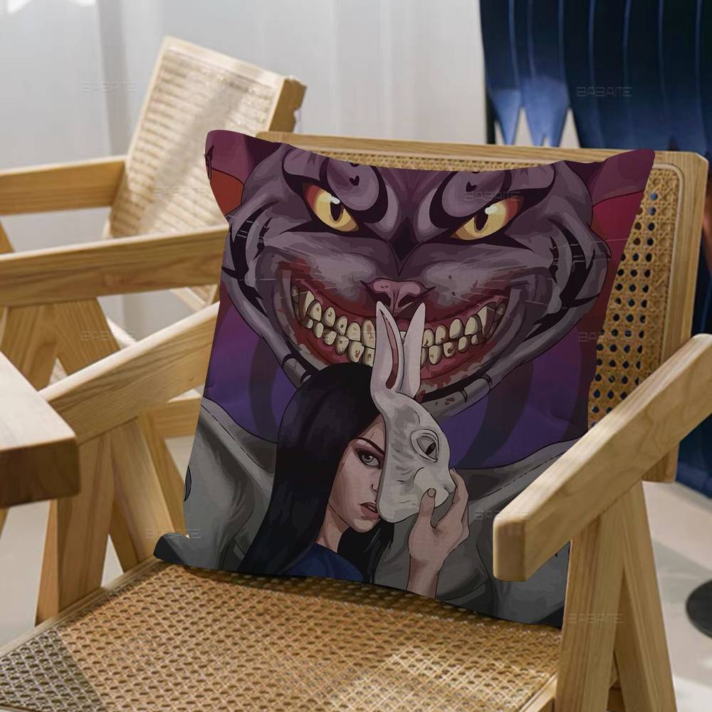 

Игра A-Alice Madness Returns 45*45см Наволочка Чехол для подушки Декоративная наволочка Домашняя наволочка для диванной подушки 12x12Inch