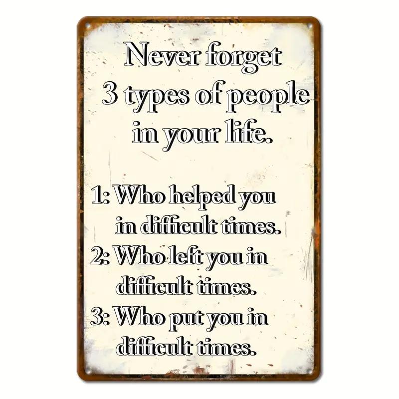 Humorous Satirical Phrases Aluminum Sign Vintage Metal Sign For Home, Cafe Bar Club, Garage, Spaces LivingRoom Wall Decor