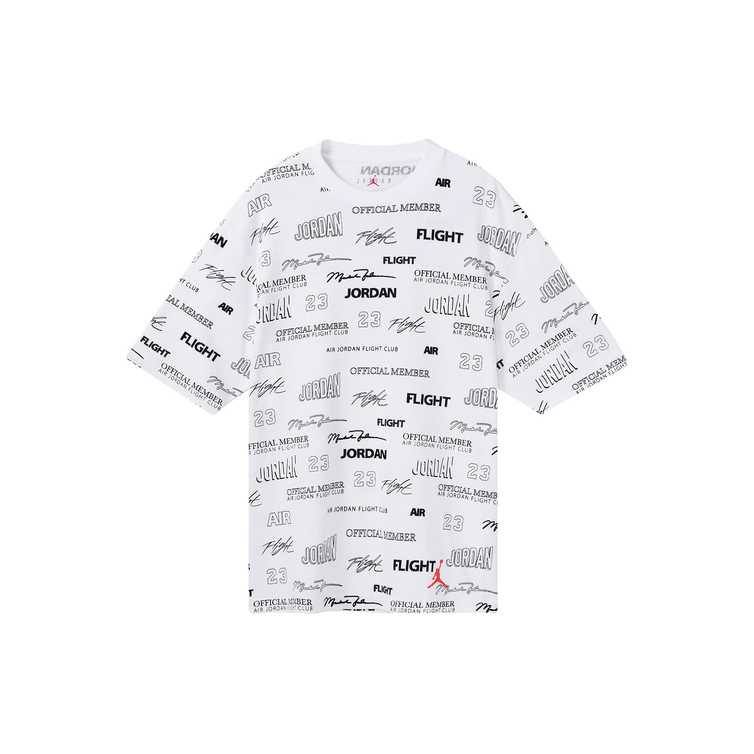 Air Jordan Full Flight MVP Short Sleeve T-Shirts White Men s DX9574-100 XL
