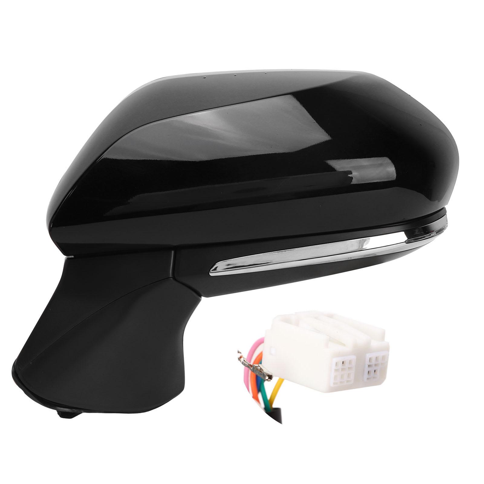 

Зеркало боковой двери с подогревом, глянцевое черное, с указателем поворота, мониторингом слепых зон, замена для Camry XV70 2018–2022 left