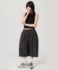 PEACE MAKER Pce Side Double Pleated Wide Bermuda Sweat Shorts (Leopard Print)