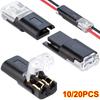 Double Wire Wire Terminals 2 Pin Way Plug Plug-in Connectors Universal Quick Connector