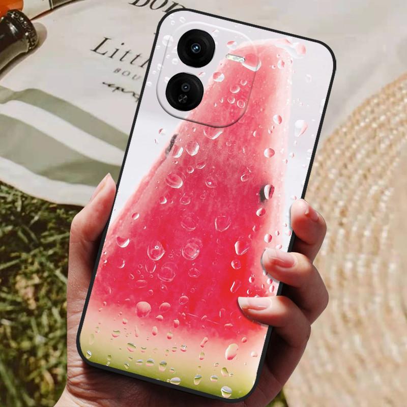 For VIVO IQOOZ9X IQOO Z9 Turbo Z9X Z9Turbo 5G Luxury Painted Phone Silicon Back Cover IQOO Z9X Cases Protective Shell Capas