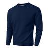 Men's Loose-fitting Casual Waffle-weave  Neck Long-sleeved Top