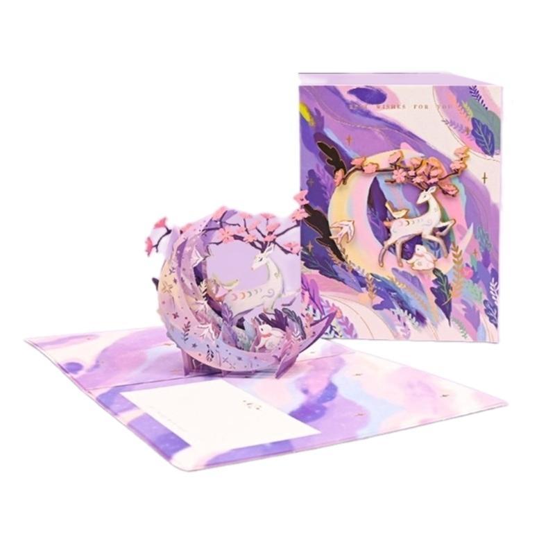 Creative Birthday Card PopUp Greeting Card for Birthday Christmas Decor