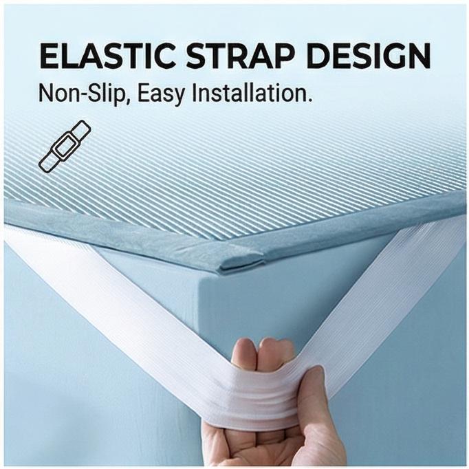 New Ice Silk & Ice Rattan Cooling Mat Set Dual-Sided Reversible Washable Bedding for Home Dorm Multi-Size