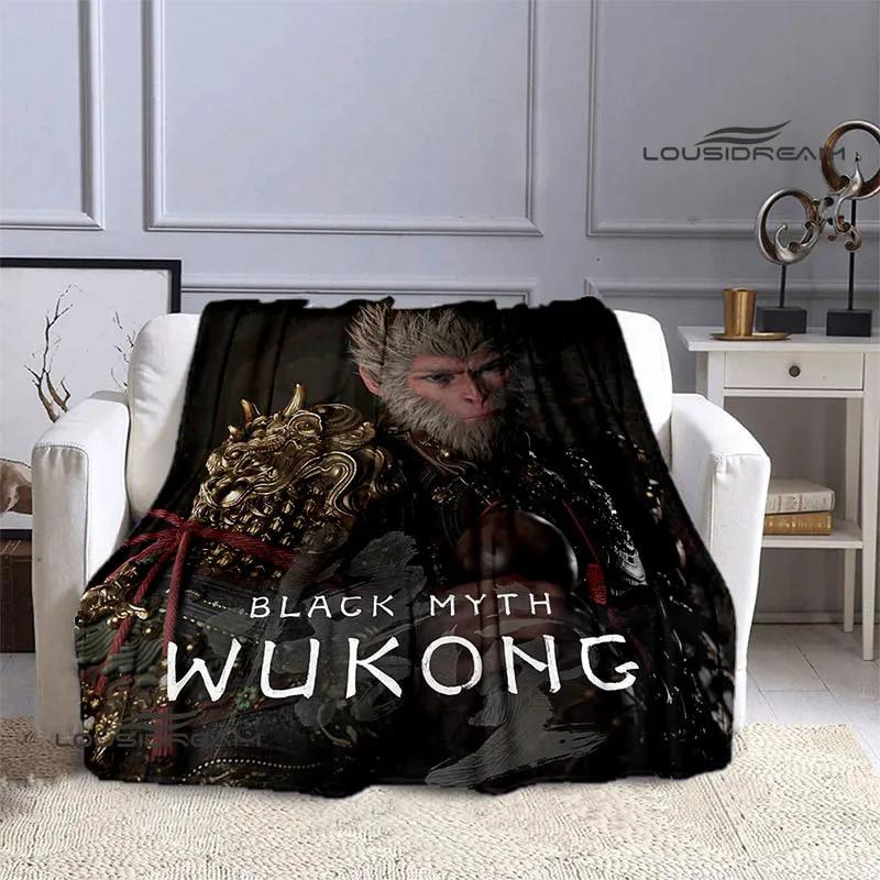 3D game Black Myth: WuKong Printed blankets Warm Flannel blankets Soft and comfortable blanket bed linings Birthday Gift