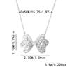 Elegant Butterfly Diamond Necklace - High-End Versatile Jewelry