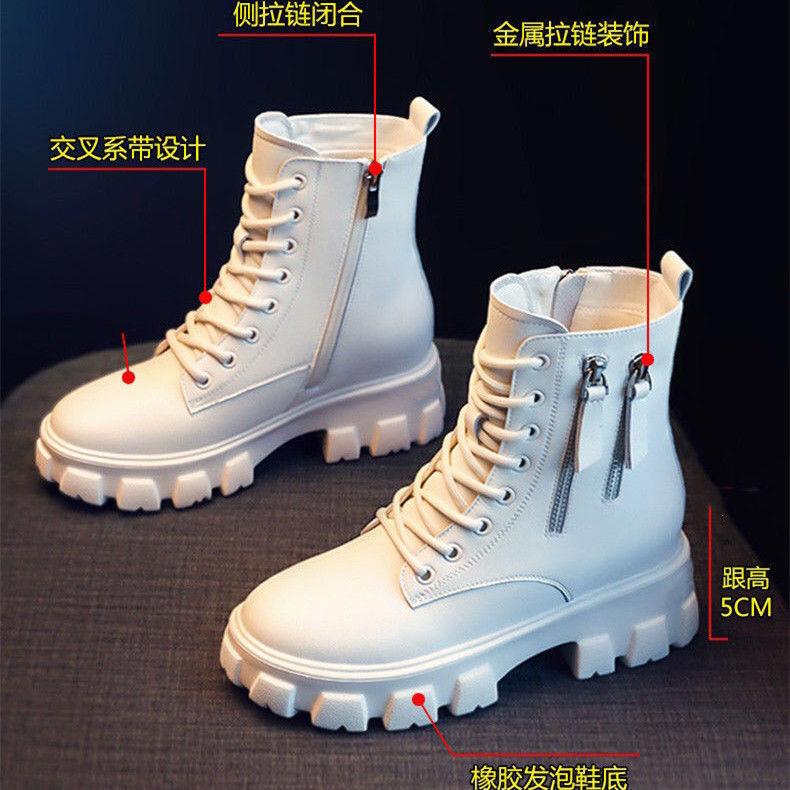 women's shoes  Korean version with added fleece  autumn and winter plus size cotton shoes  mid length boots