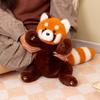 Red Panda Plush Toy Cute Sitting Posture Cartoon Childrens Birthday Doll Gift